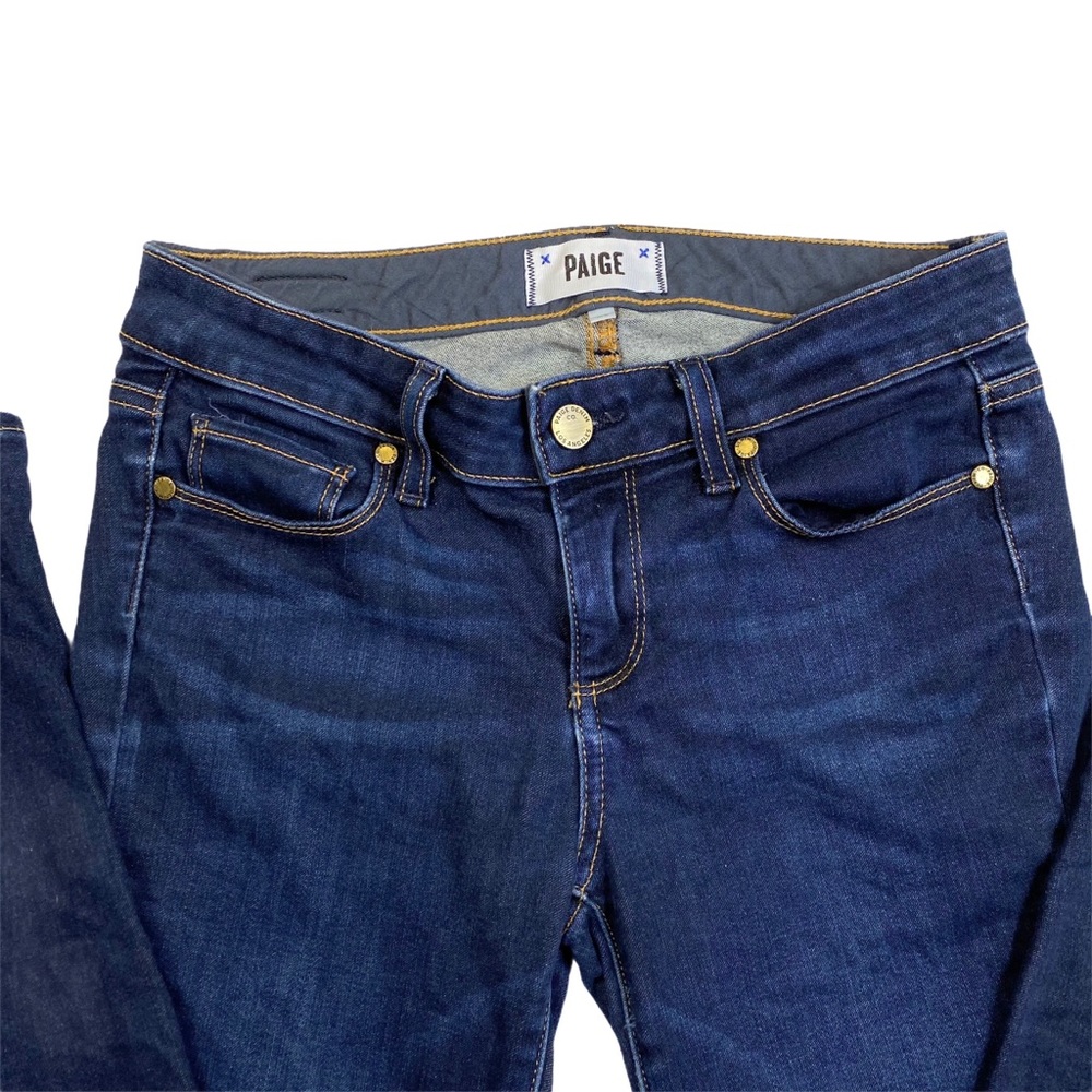 ♦️SOLD♦️PAIGE Skyline Skinny Jeans Surface Wash - Picture 7 of 13